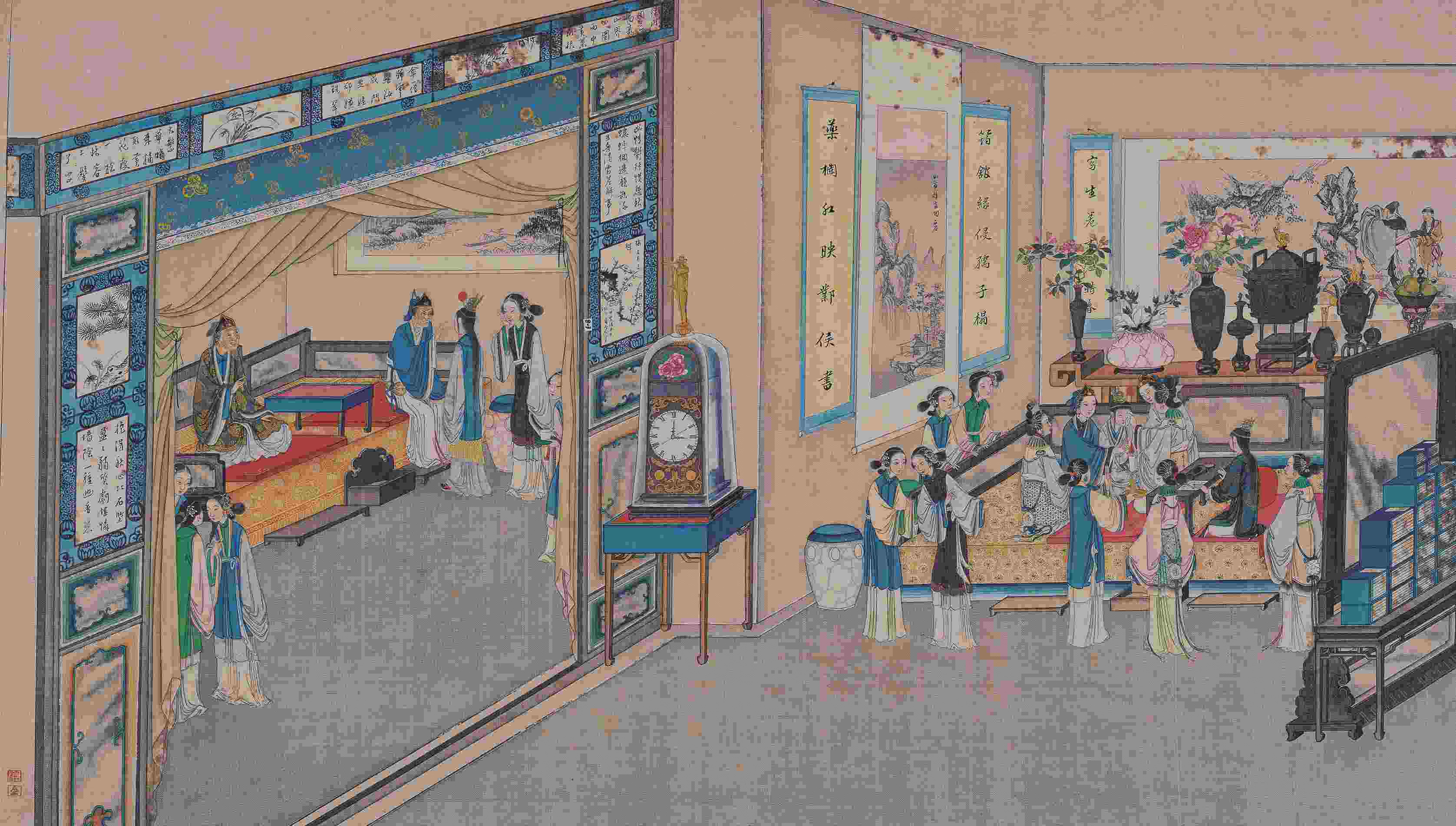 清孫温絵全本紅楼夢(清・孫温絵、劉廣堂主編、周汝昌題詩